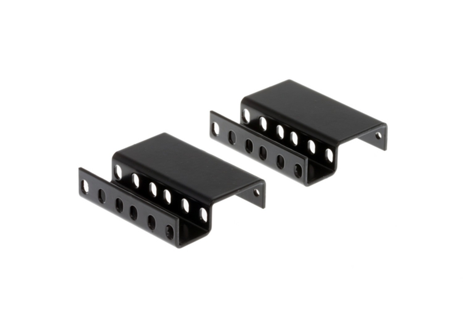 2RU (2 Rack Unit) Recessed Rack Adapter, 3" Recess from Face of Rack
