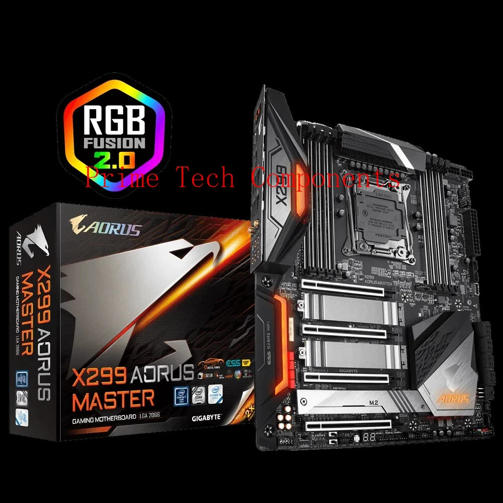 GIGABYTE X299X Intel Motherboard AORUS MASTER LGA 2066 PCI-E 3.0 DDR4 DIMM