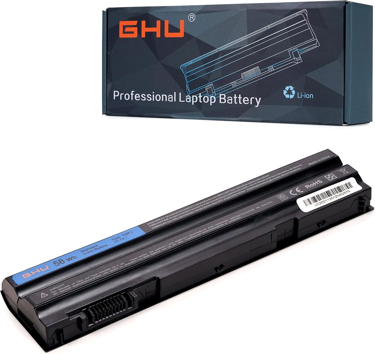 New 58Wh Battery T54FJ M5Y0X 312 1163 HCJWT NHXVW PRRRF Compatible with Dell