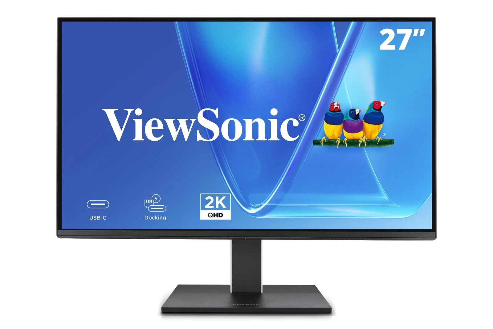 ViewSonic VG2758-2K 27" 1440p IPS Docking Monitor with Advanced Ergonomics