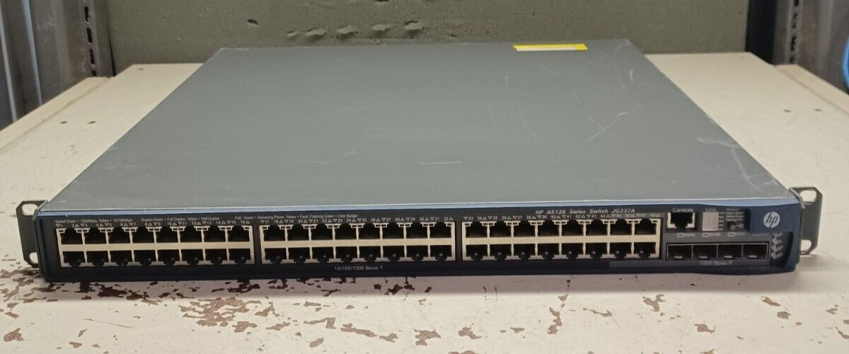 HP JG237A 5120 48-Port PoE+ A5120-48G-PoE+ EI Gigabit Ethernet PoE Switch