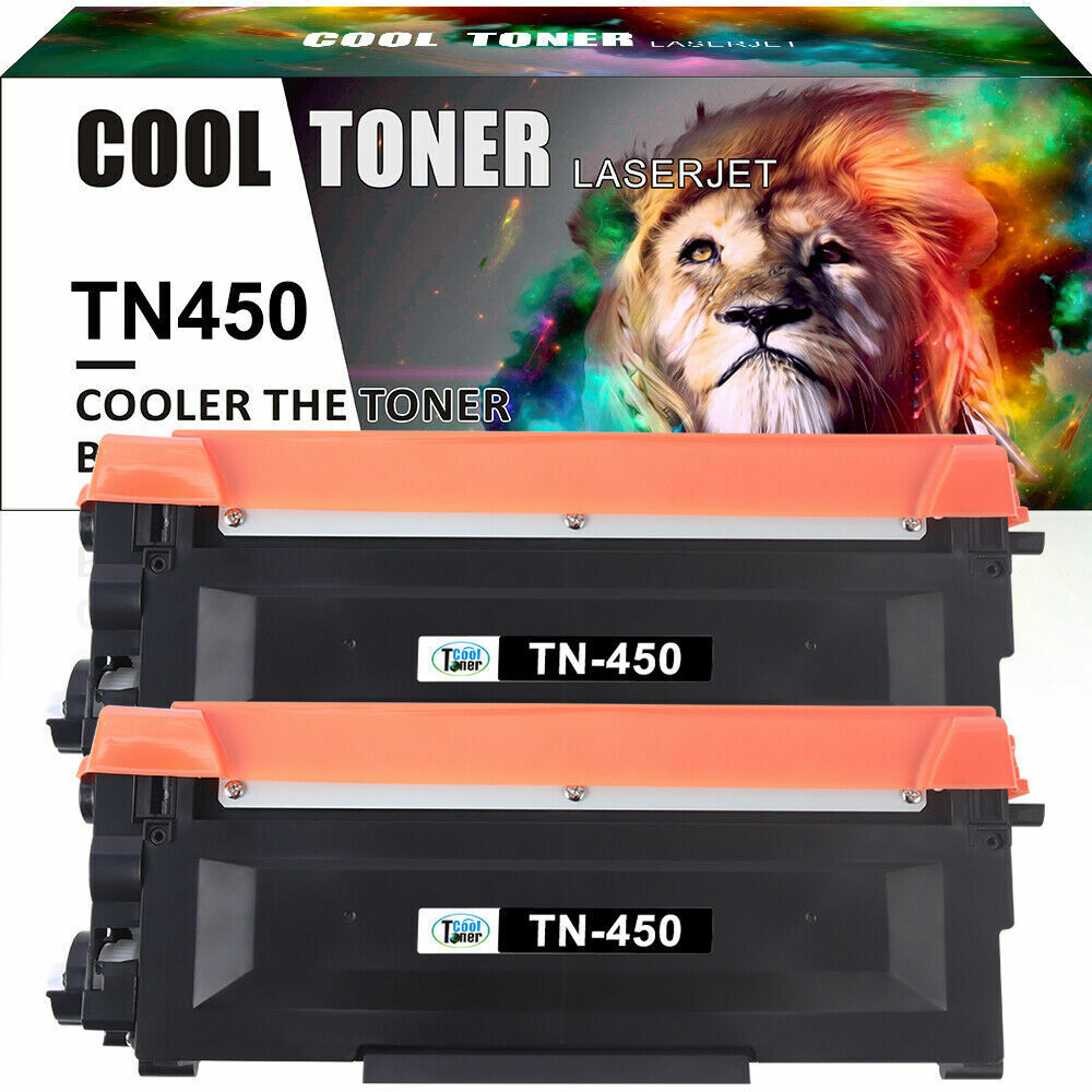 2x Premium TN450 Toner for Brother TN450 HL-2240 2270DW 2280DW MFC-7360N 7860DW