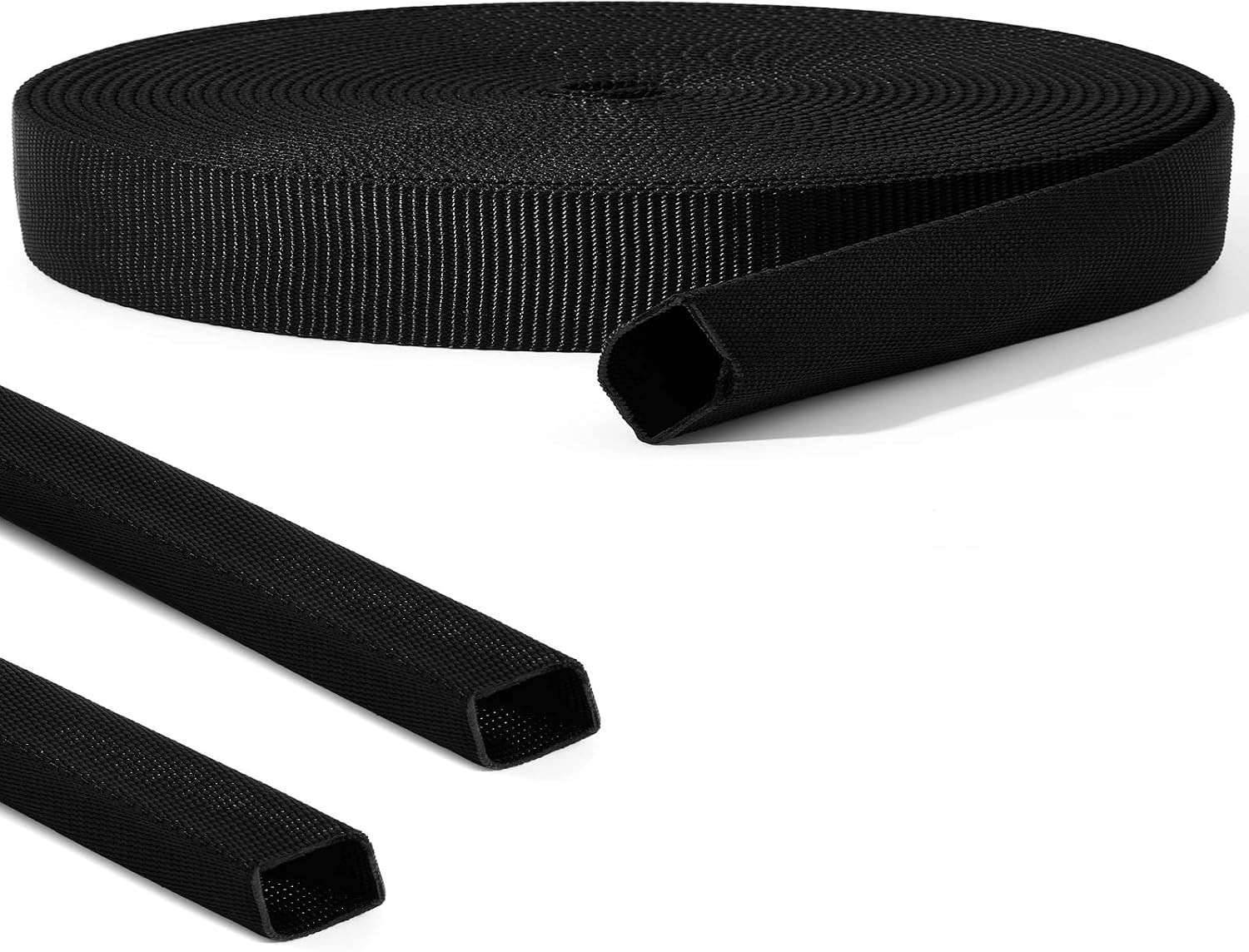 Self-Adhesive 26 Ft Nylon Hose Protector Sleeve Cover - Ideal for 3/8 Inch Hoses