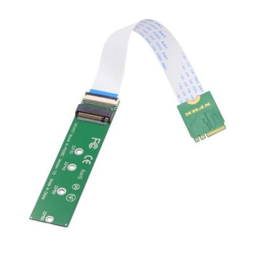 2230 NGFF A+E-Key Male to NVME M-Key Female Extension Cable A+E-Key to M-Key