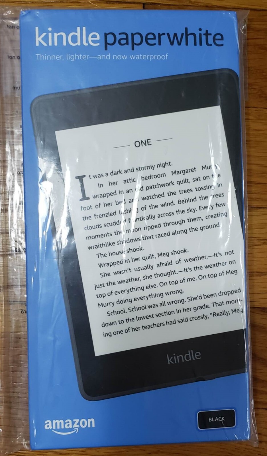 New Amazon Paperwhite 10th Gen 8GB 6" Wi-Fi eBook (Black Ad support)