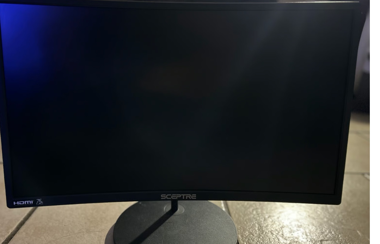 Sceptre Curved 24" FHD 1080p Gaming Monitor 75Hz HDMI VGA R1500 Buildin Speakers