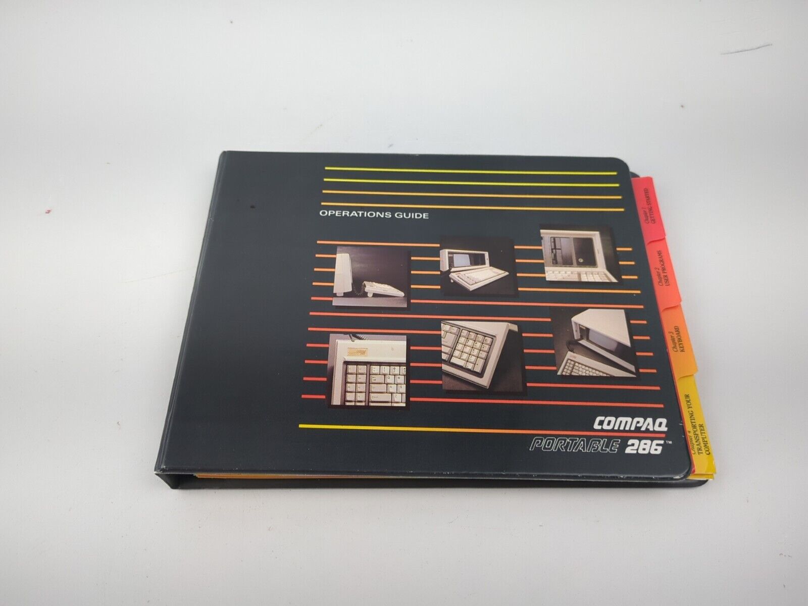 Vintage Compaq Portable 286 Operations Guide Only And Disks 