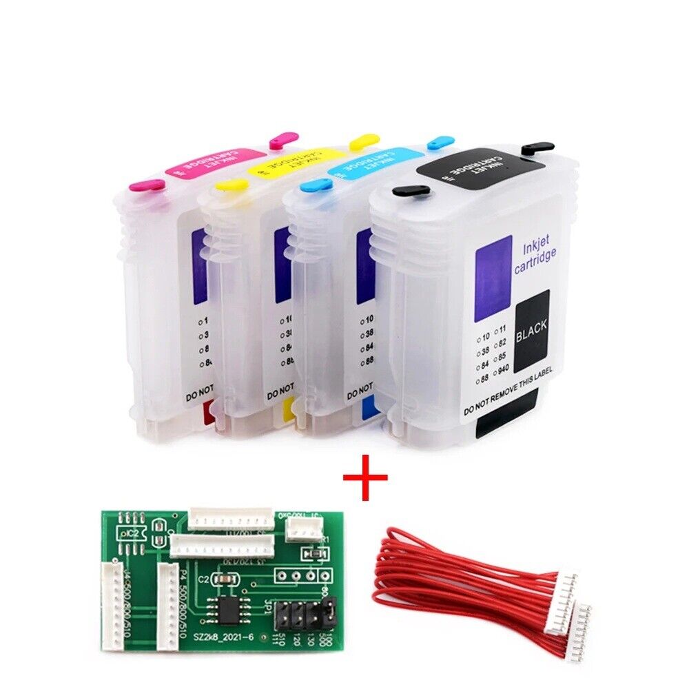 11 82 Refillable Ink Cartridge With Chip Decoder For DesignJet 111 111R Printer