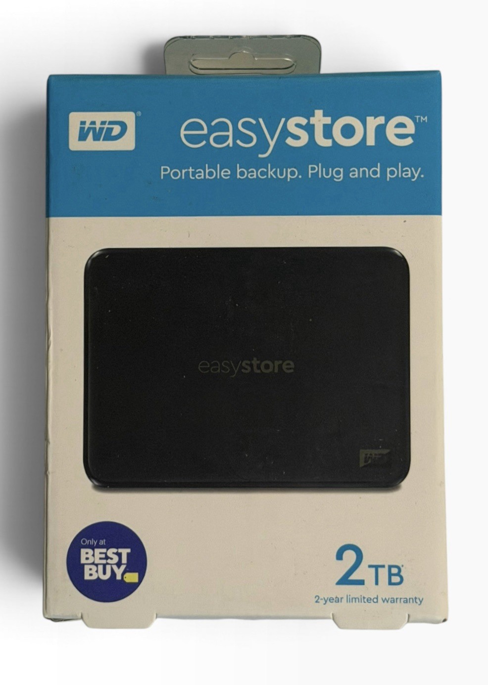 Western Digital Easystore Portable Hard Drive 2TB USB 3.0 Black - New