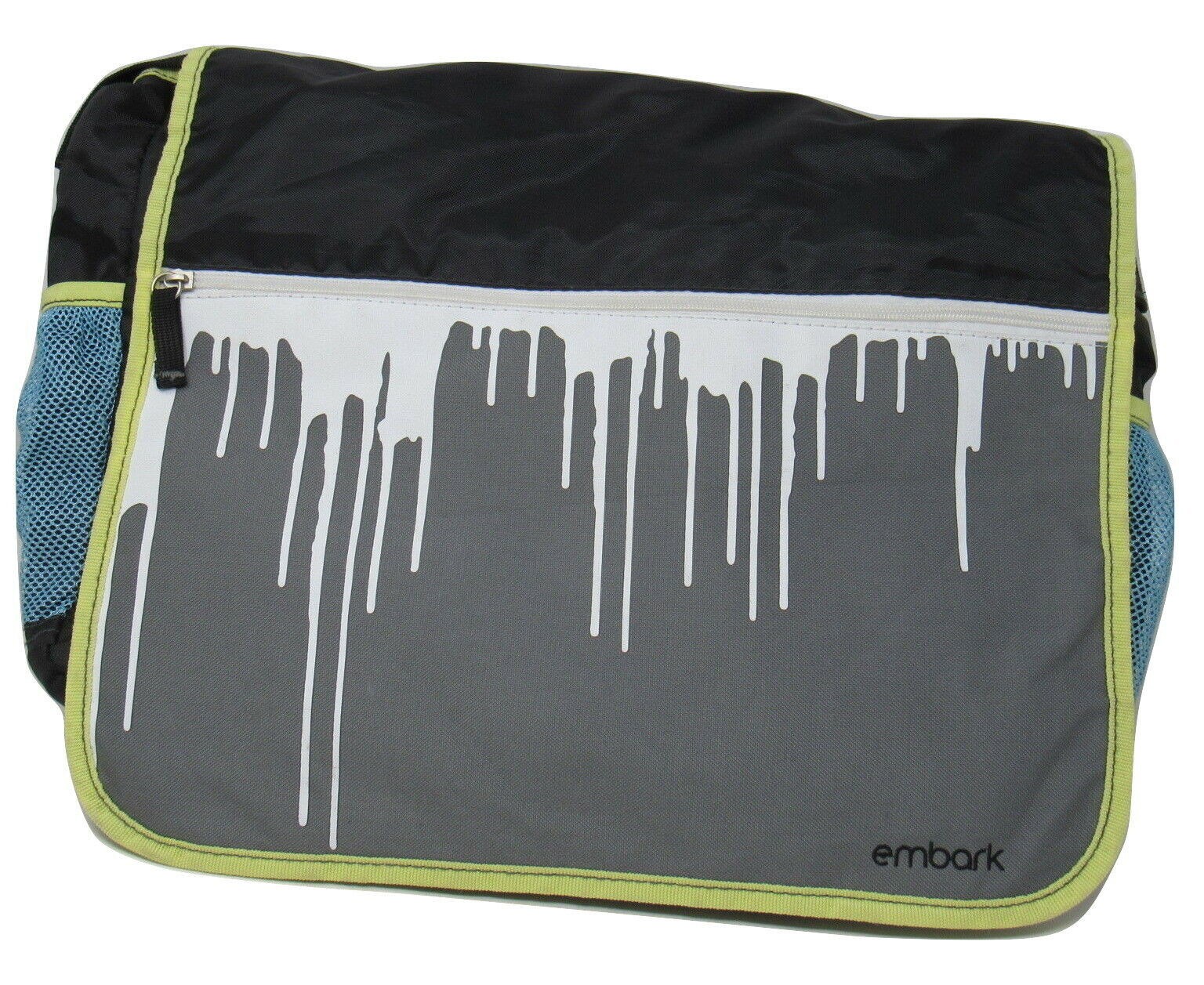 Embark Messenger Bag Laptop Computer Shoulder Bag Black Gray Blue Green 16.5"