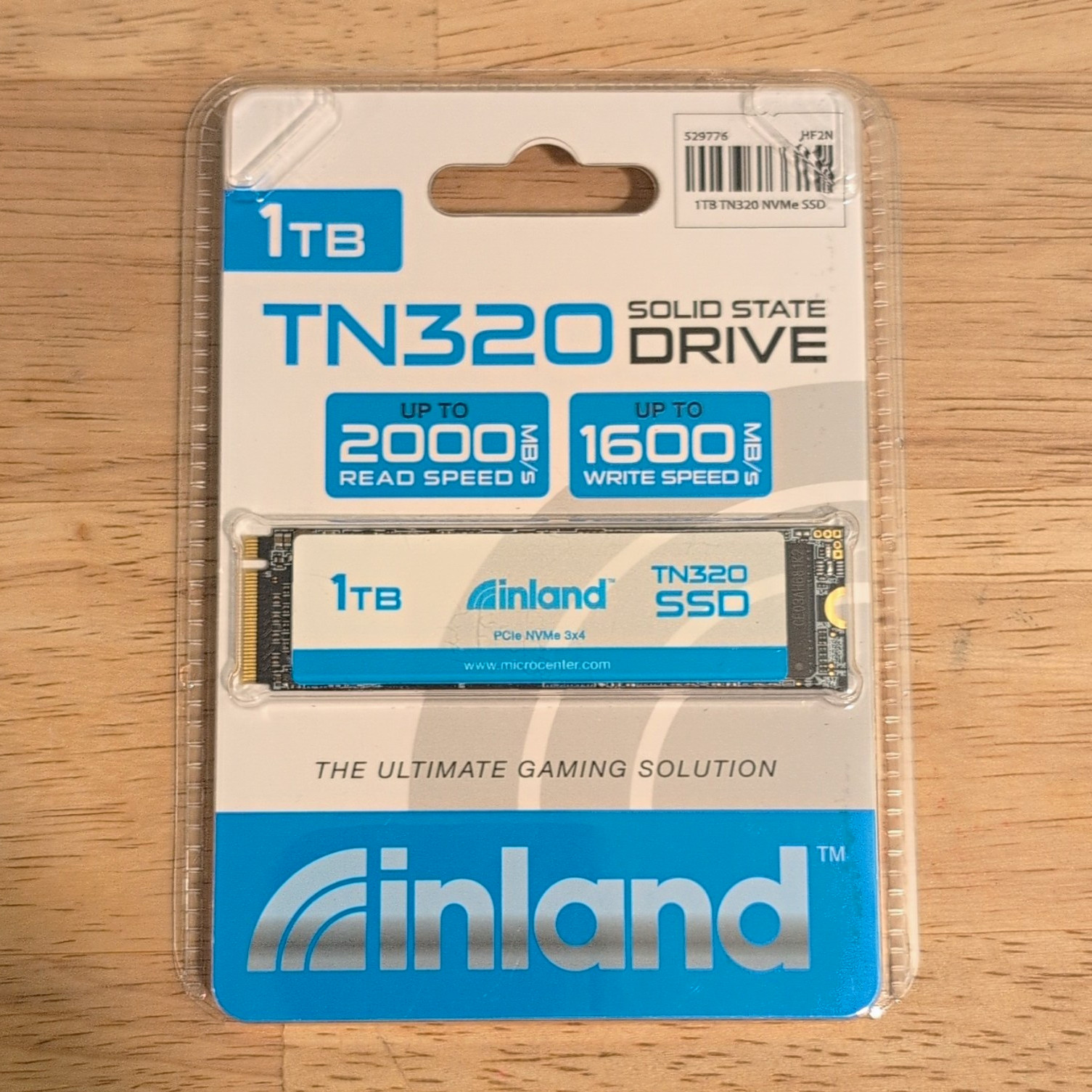 Unopened Inland TN320 1TB M.2 2280 NVMe PCIe Gen 3