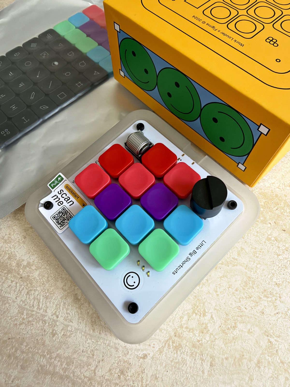 Work Louder x Figma Creator Micro Macro Pad - Limited Edition - Never Used
