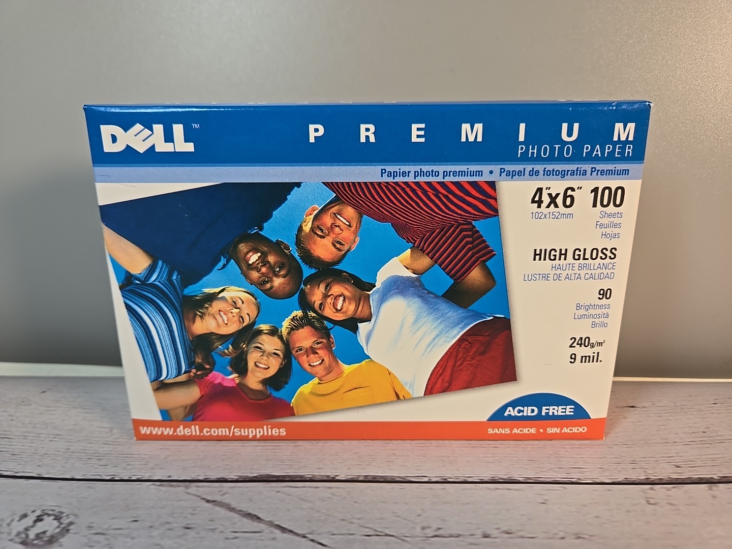 Dell Premium Photo Paper 4 x 6 High Gloss Acid Free - 100 Sheets - NIB