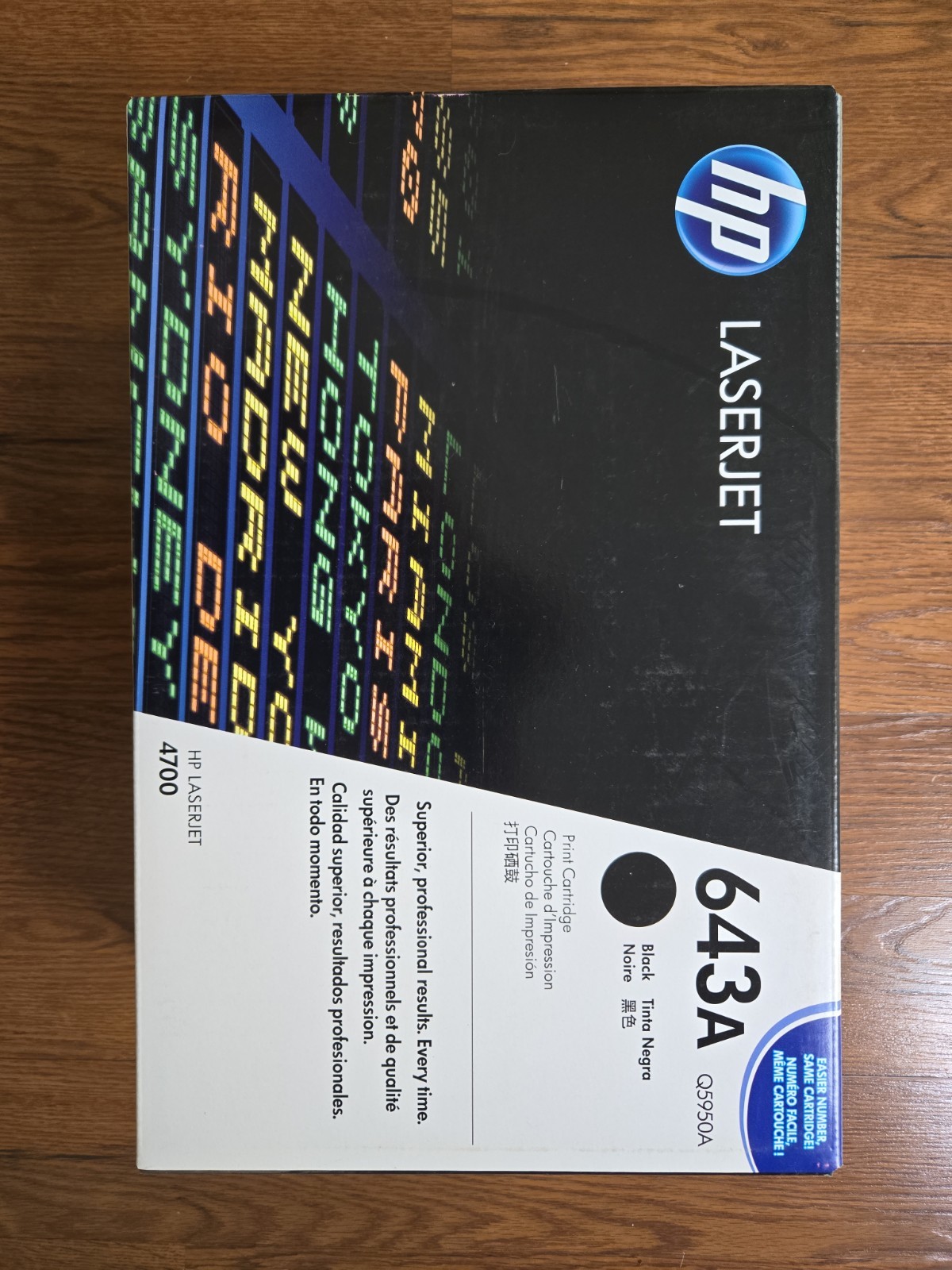 HP LaserJet 643A Black Print Cartridge