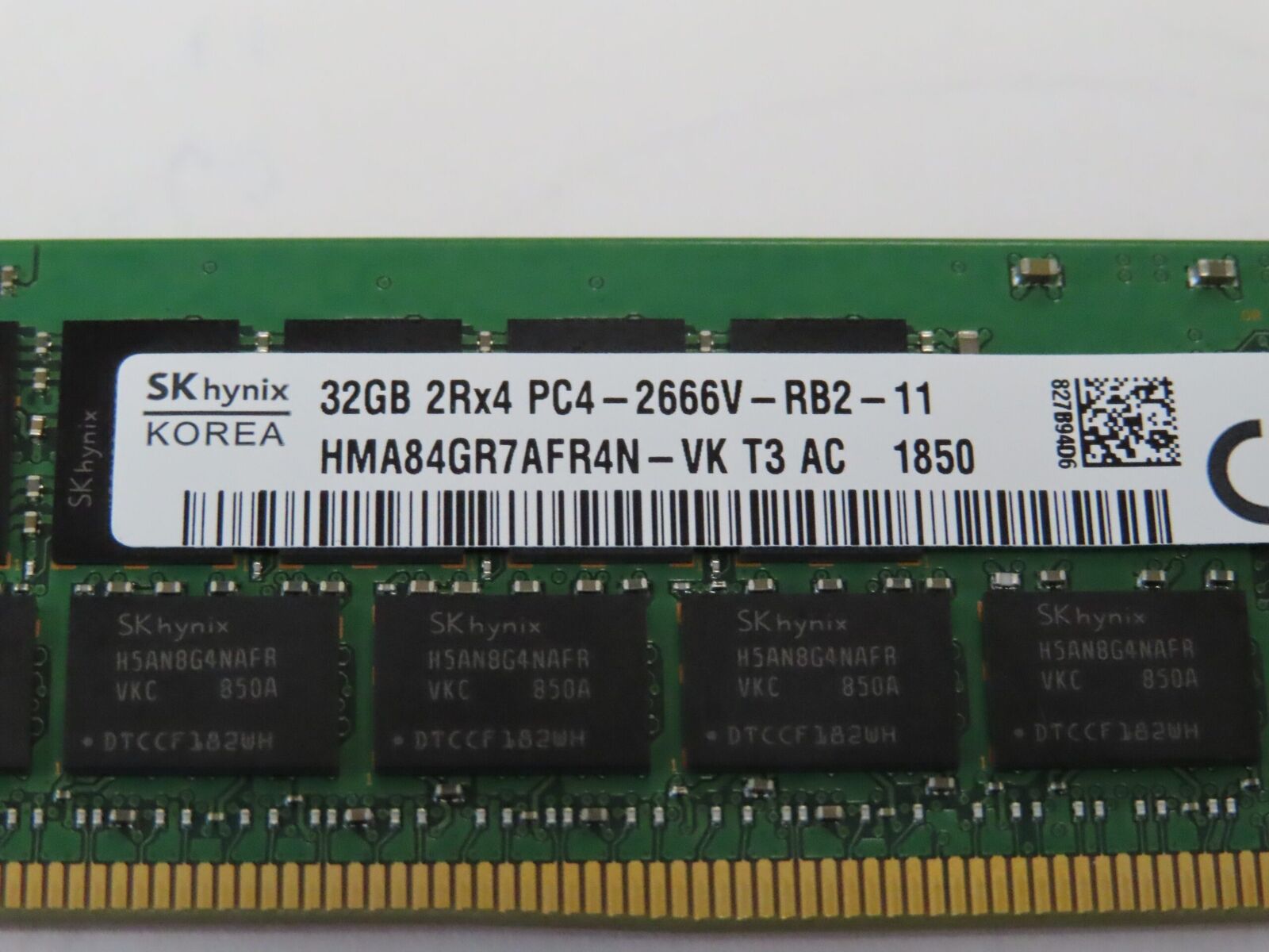 128GB = 4x 32GB 2Rx4 2666V Dell Poweredge R630 R640 R730 R740 ECC Server Memory