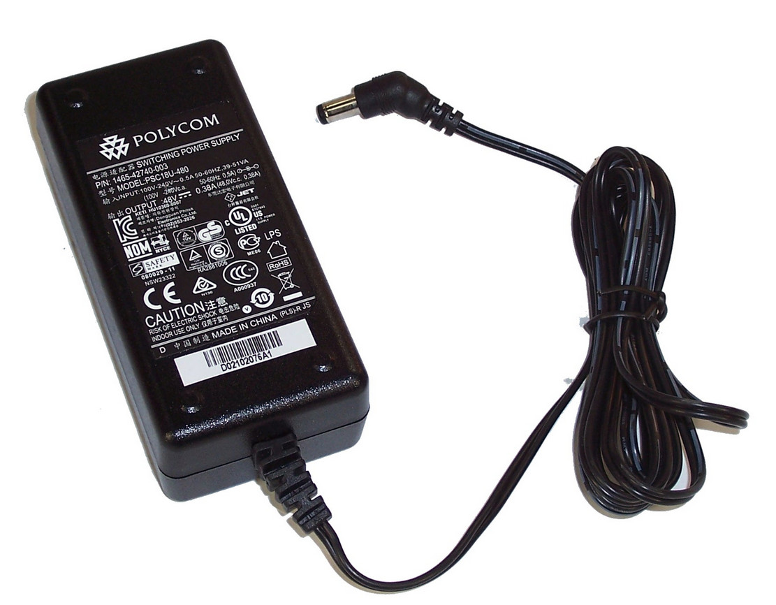 Polycom PSC18U-480 1465-42740-003 VoIP Phone Power Supply
