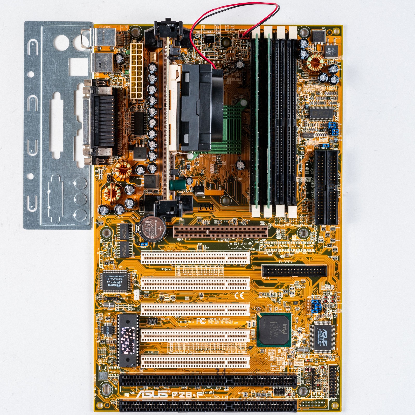 Asus P2B-F Slot 1 ATX Motherboard AGP 2x ISA Intel 440BX Windows 98 Retro Gaming