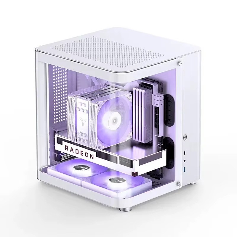 JONSBO TK-1 2.0 M-ATX/ITX PC Case Tempered Glass 240mm Water Cooling