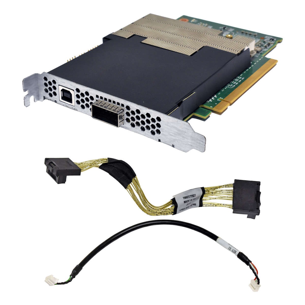 Microsoft FPGA M.2 50G Accelerator Card 1768 M1037380-005/6 + Cables