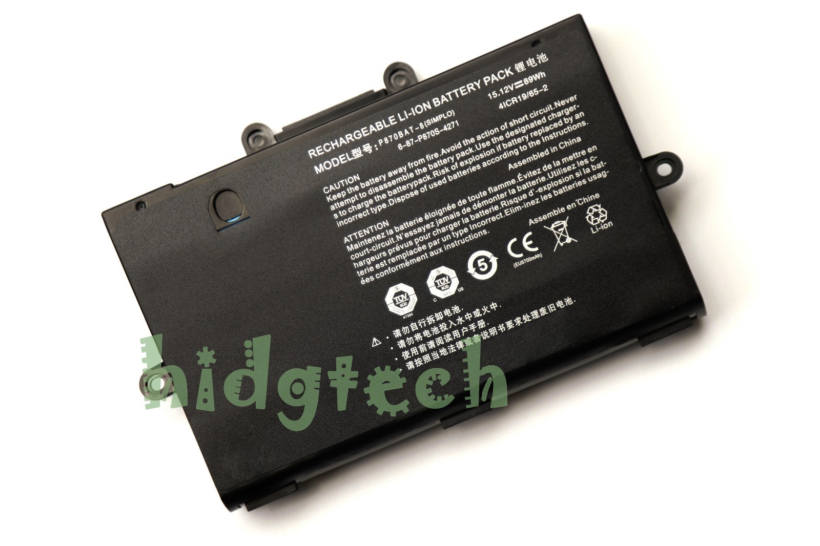 New Genuine P870BAT-8 89Wh Battery for Clevo NP9870 P8700S P870DM-G P870TM1-G