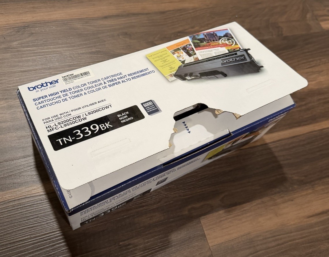 Genuine Brother TN-339BK Black Super High Yield Toner Cartridge