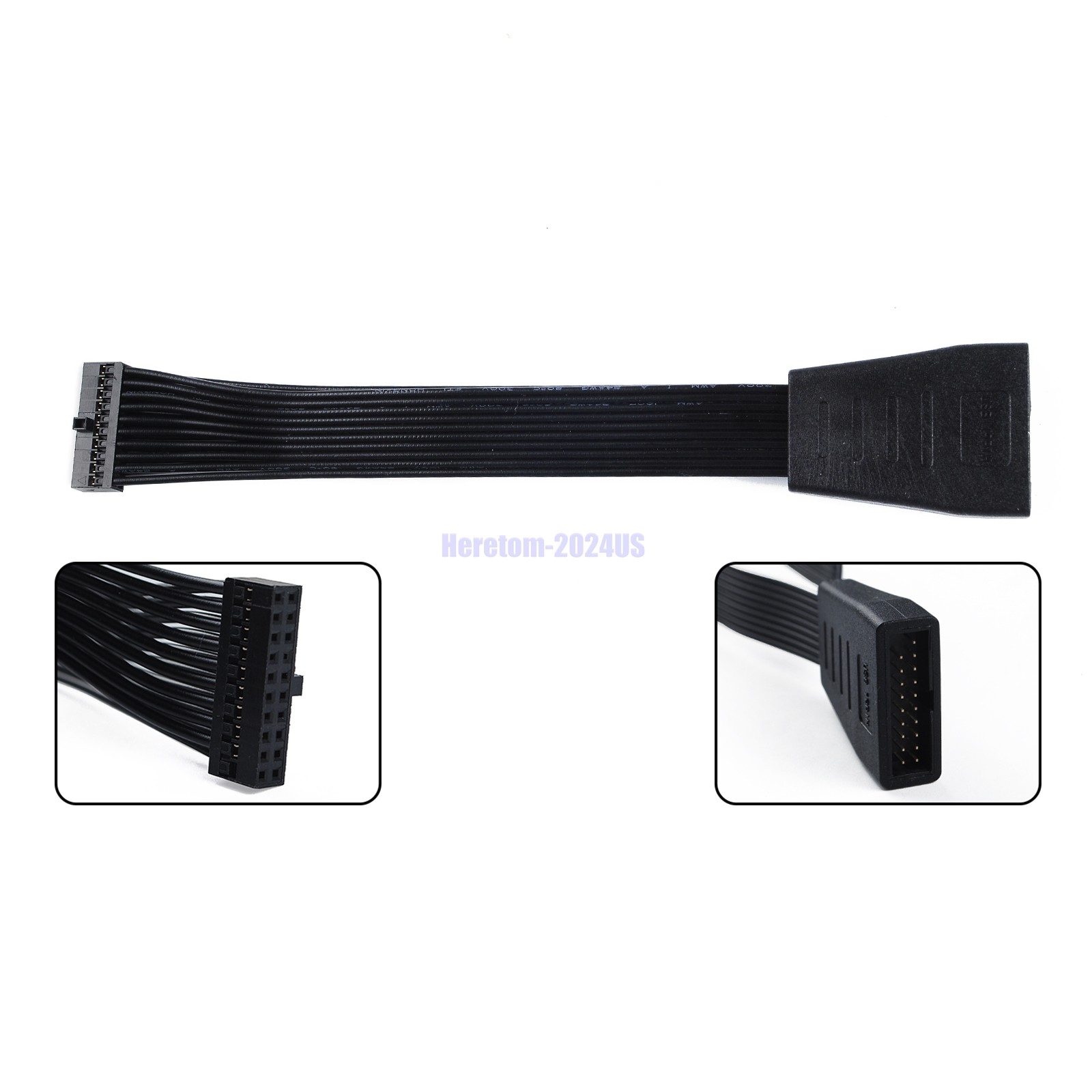 XT-XINTE 10CM USB 3.0 20Pin 19Pin Male to Female Motherboard Cable Adapter line