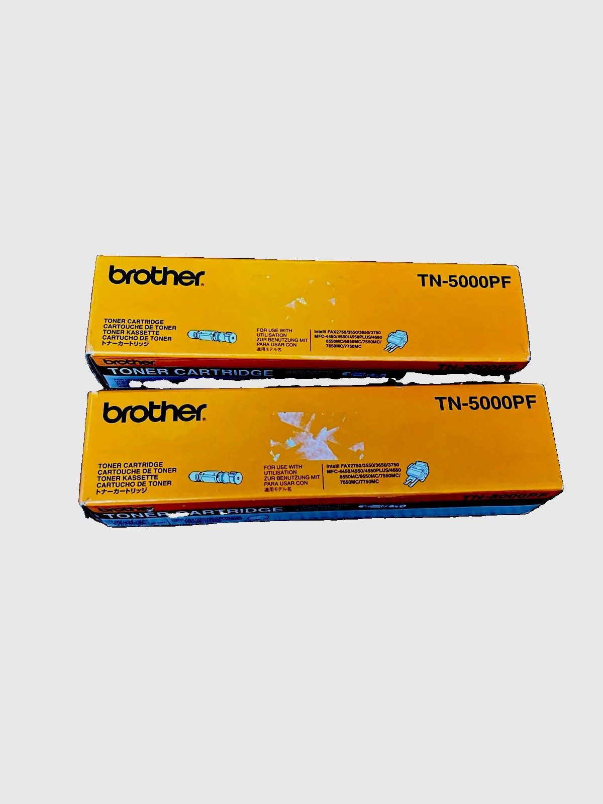 NEW TWO SEALED  TN-5000PF BROTHER FAX Black Toner Cartridge