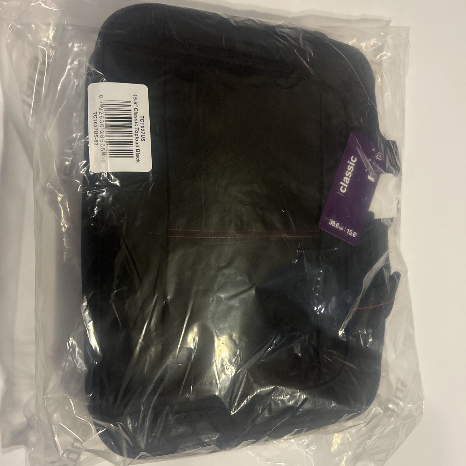NEW Targus Black 15 - 16" Laptop Computer Bag Classic Slim Topload TCT027US-93