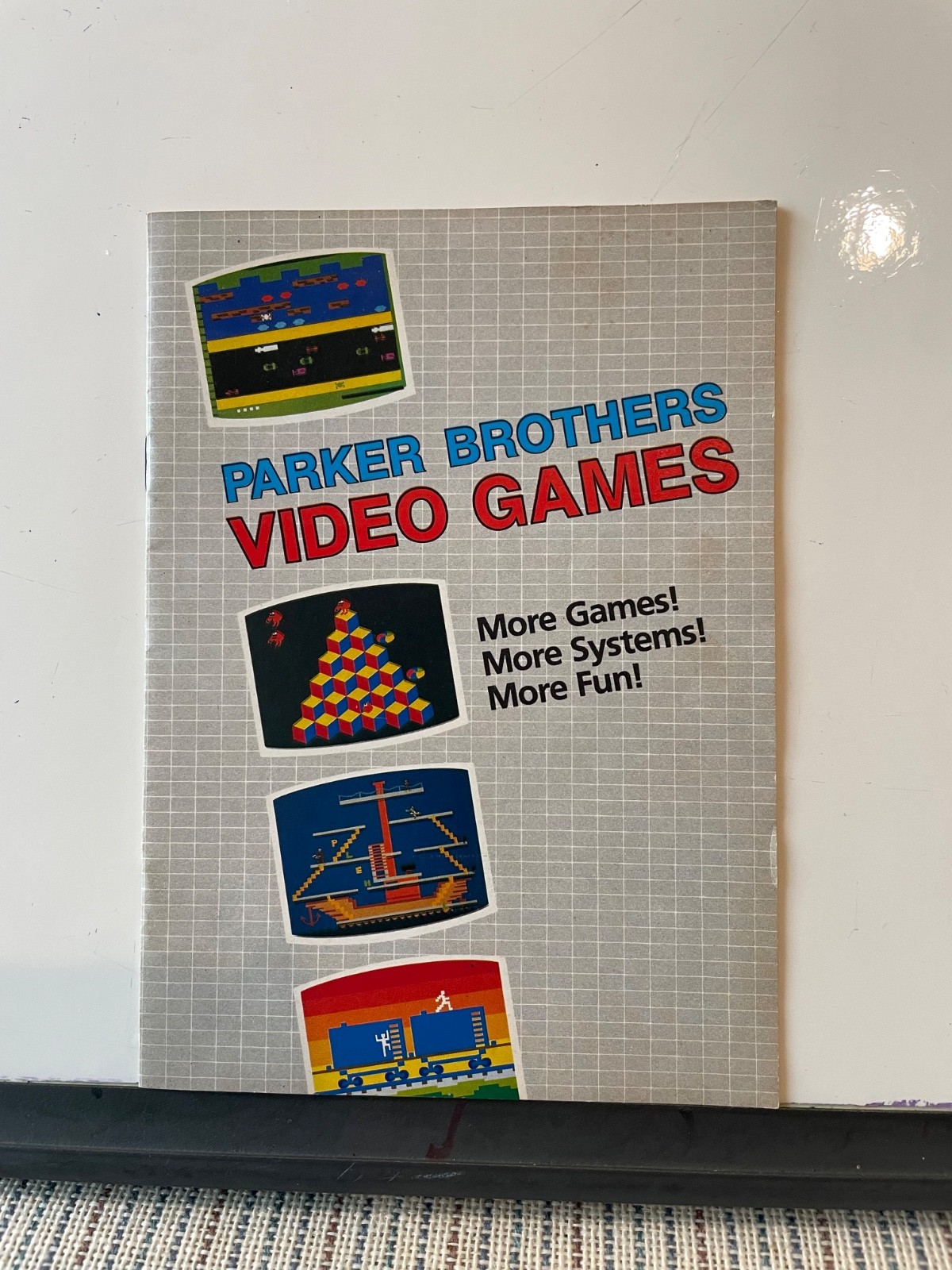 Vintage 1983 Parker Brothers Video game Booklet