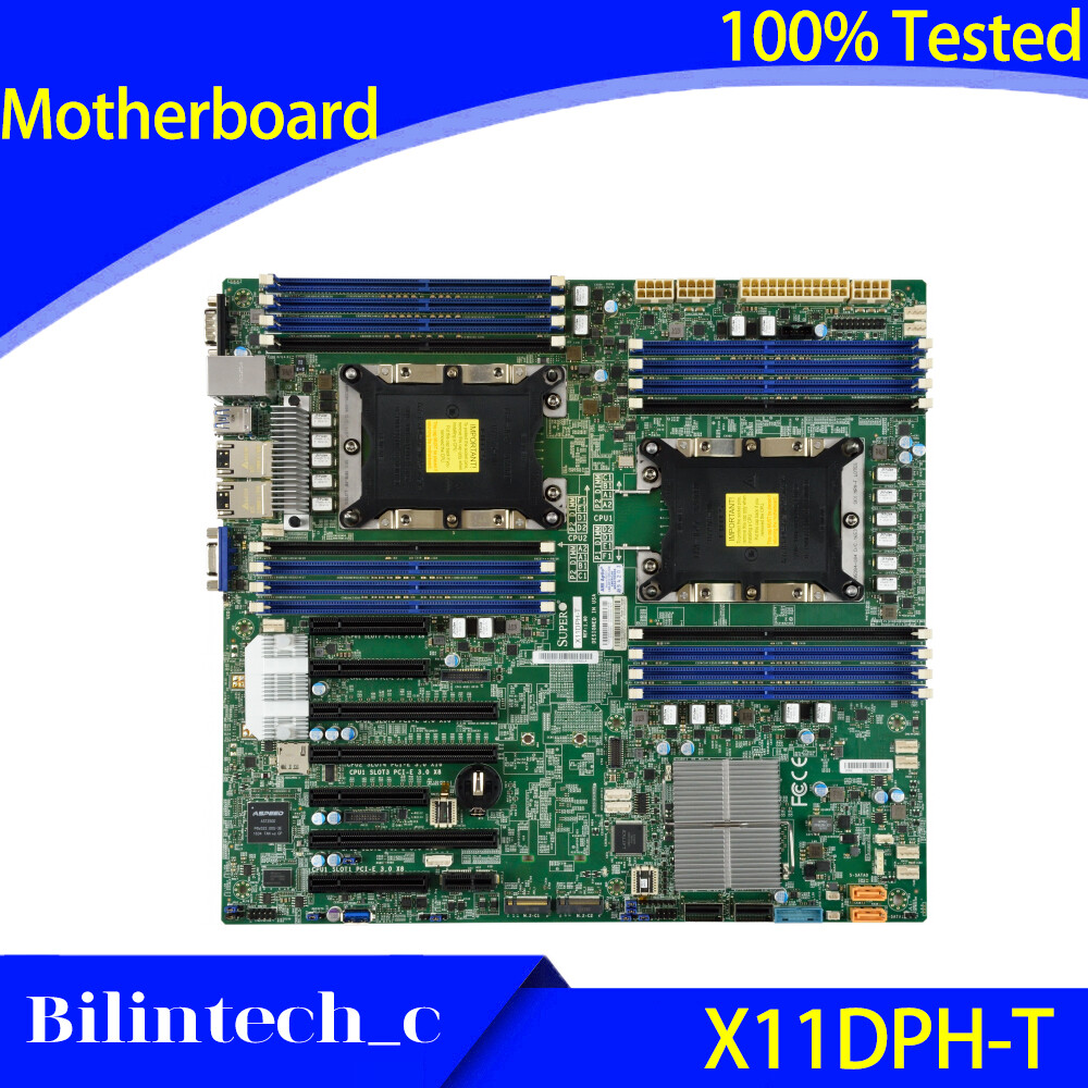 FOR Supermicro X11DPH-T Server Motherboard Supports DDR4 c612 VGA 2 TB LGA2011