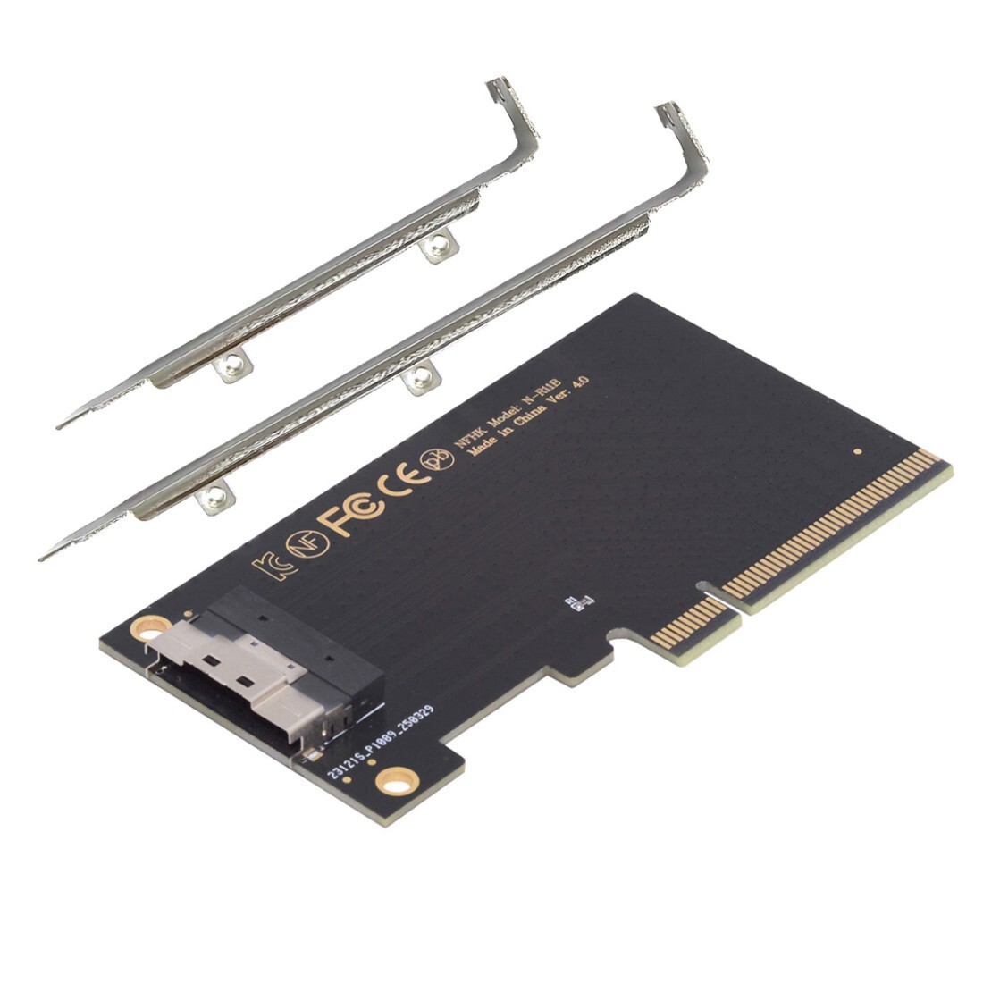 PCIe 3.0/4.0 X8 to SFF-8654 8i PCI Express Expansion Card Adapter with Bracket