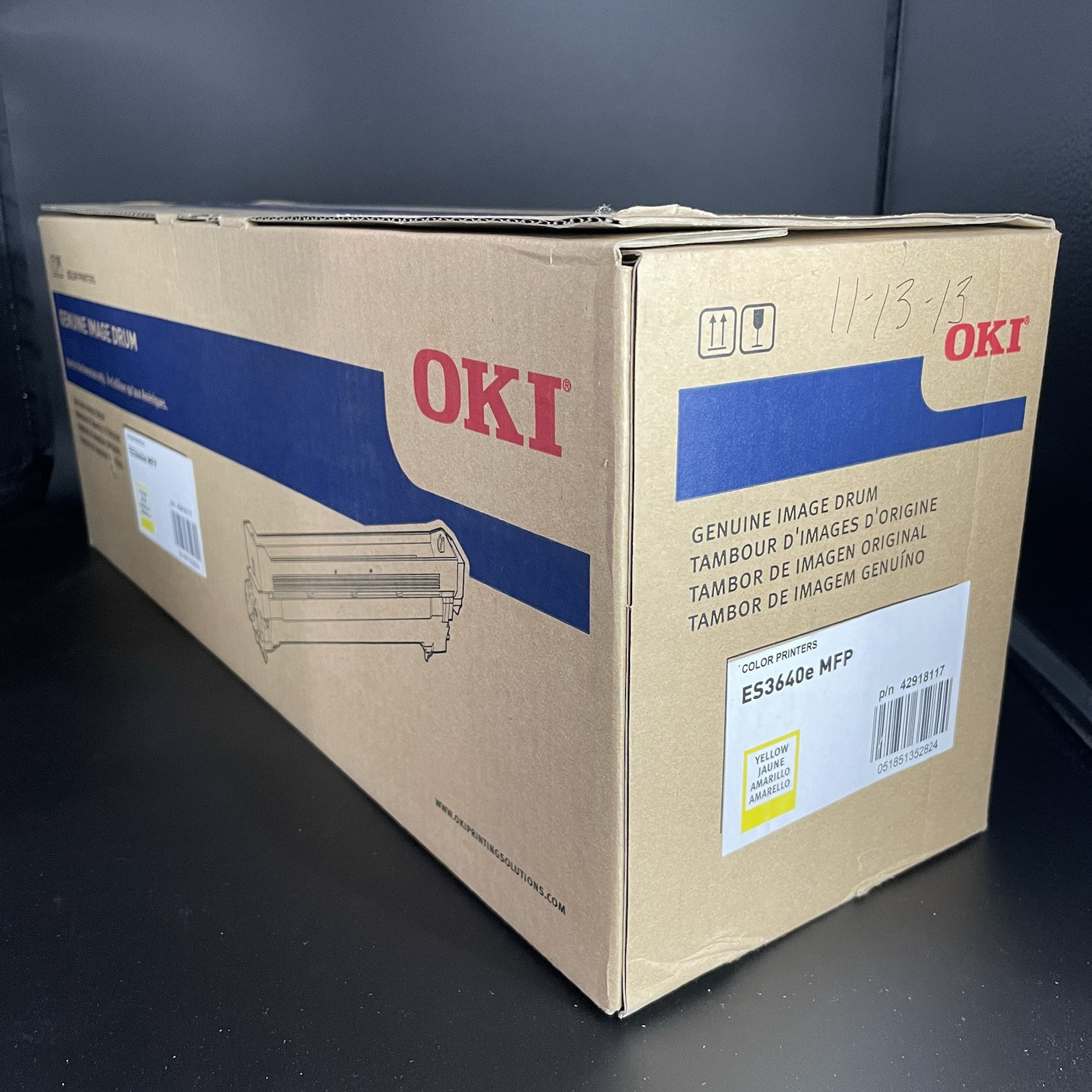 OKI 42918117 Yellow Image Drum for ES3640e MFP New