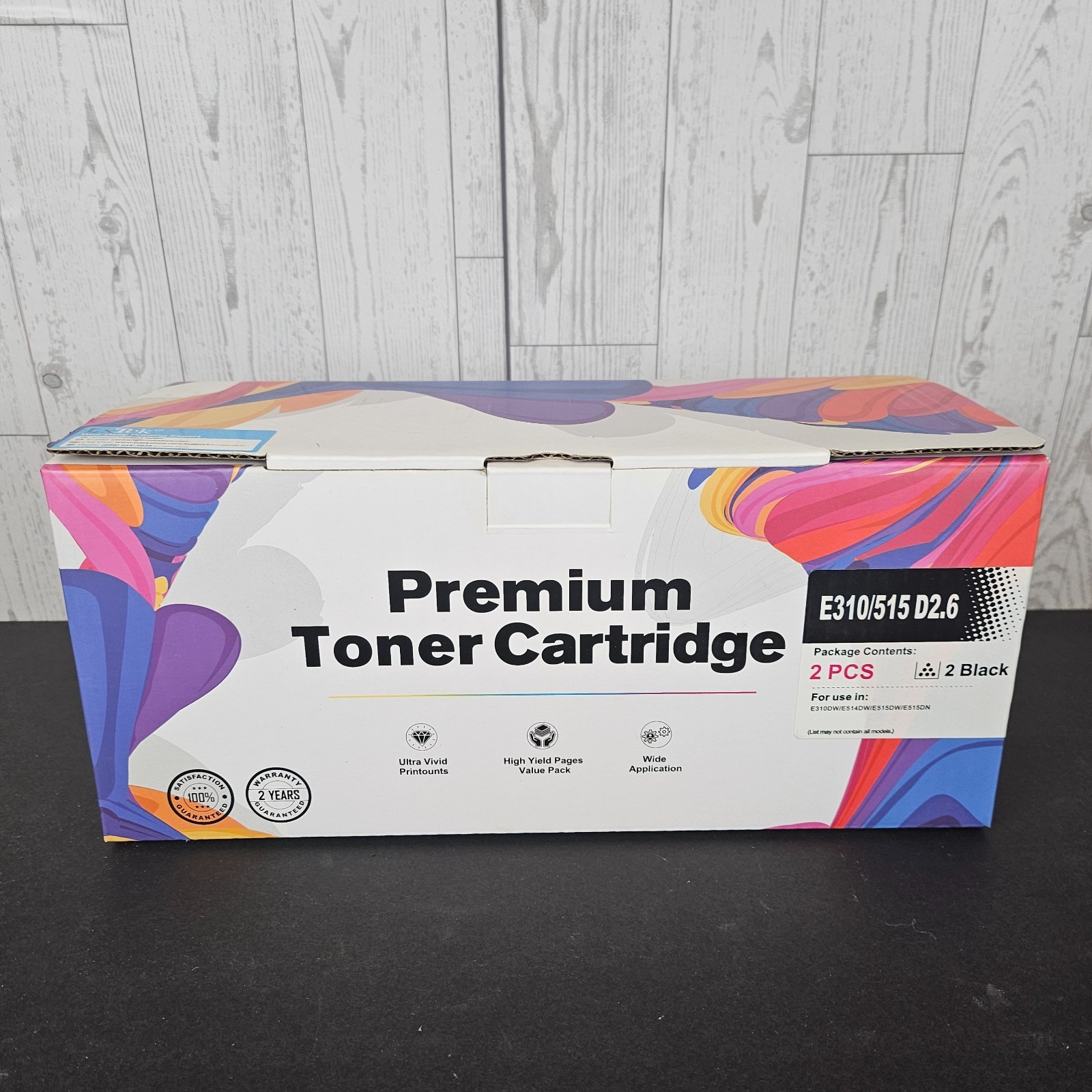 2PK Toner Cartridge For Dell  E310 E310DW E514dw E515dw E515dn P7RMX