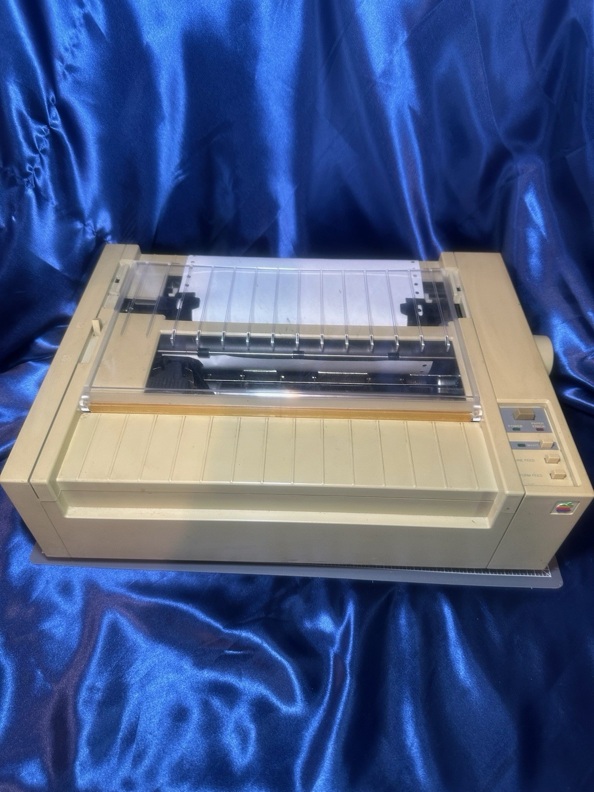 Vintage Apple ImageWriter II Printer A9M0303 w/ Manual Cables Powers On Mac II