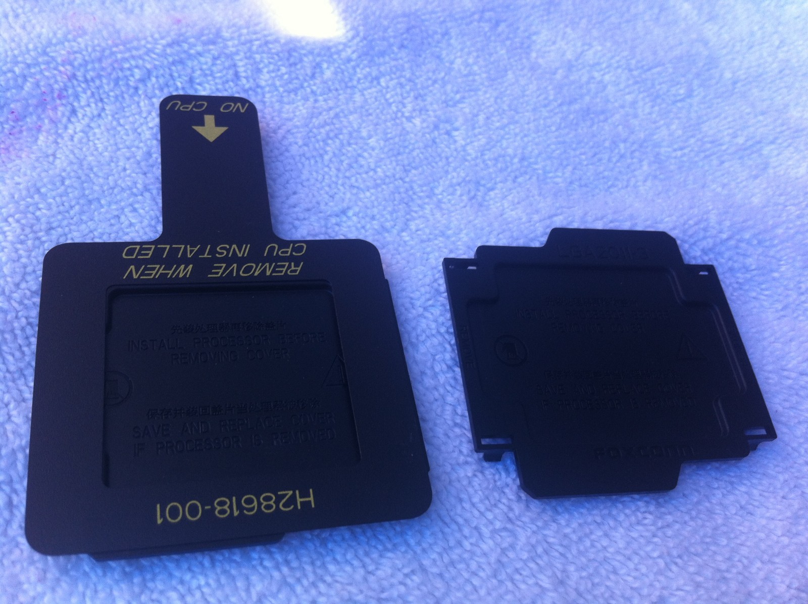 100 pcs FOXCONN  LGA2011-3   LGA2011-V3  CPU SOCKET COVER  ORIGINAL-BLACK