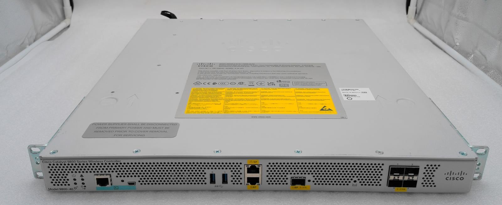 CISCO CATALYST 9800-40 C9800-40-K9 WIRELESS CONTROLLER