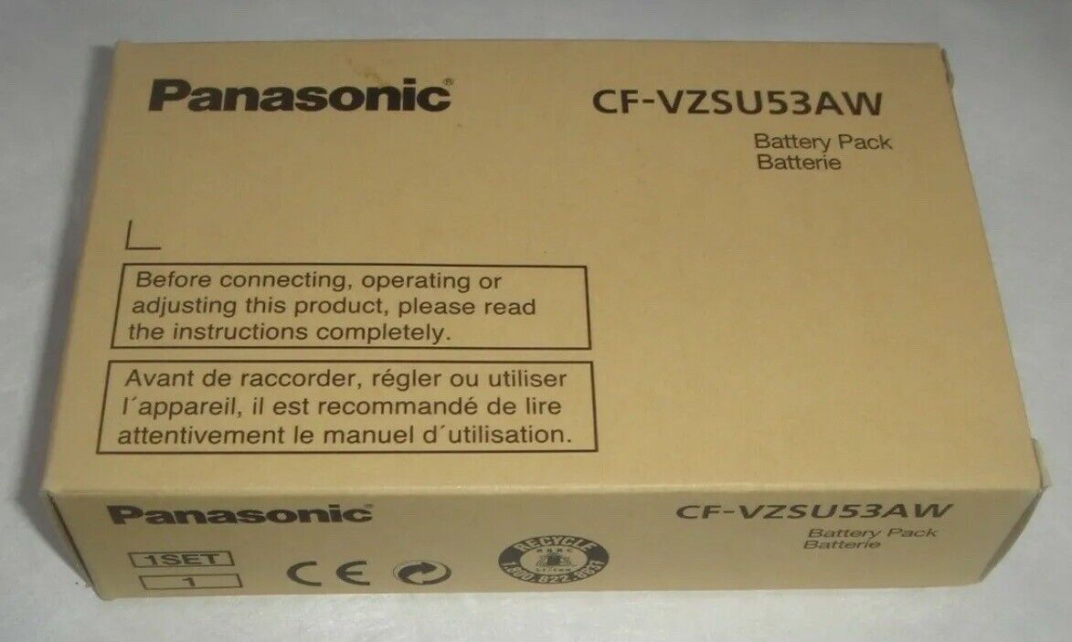 Original Battery Panasonic CF-VZSU53AW Toughbook CF-H1 H2 U1 New Genuine