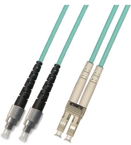 50M 10GB OM3 Duplex Fiber Optic Cable 50/125 FC LC Patch Cable Patch Cord