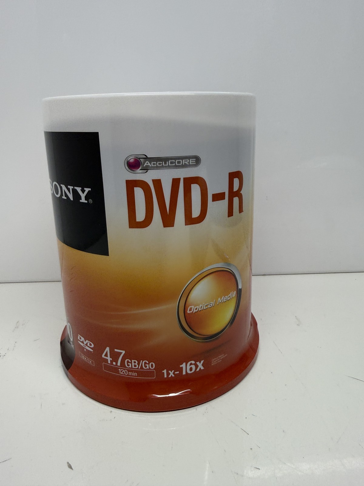 Sony 100DMR47SP DVD-R Blank Discs 100 Pack Spindle 4.7GB 120 Min 16x