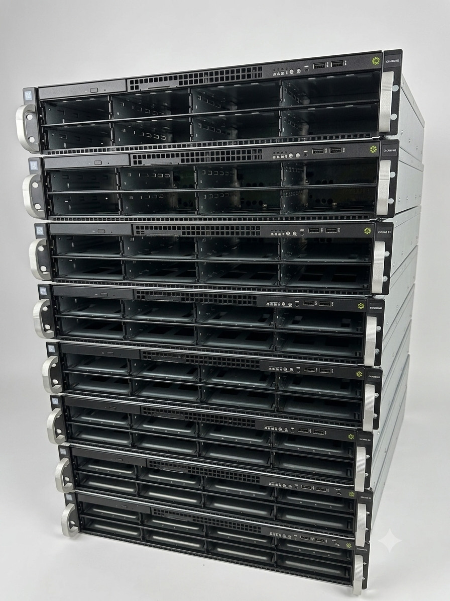 2U AI MINING SERVER 2x Xeon 36 cores 2.3Ghz 64GB DDR4  2x NVIDIA V100 GPU 2PS