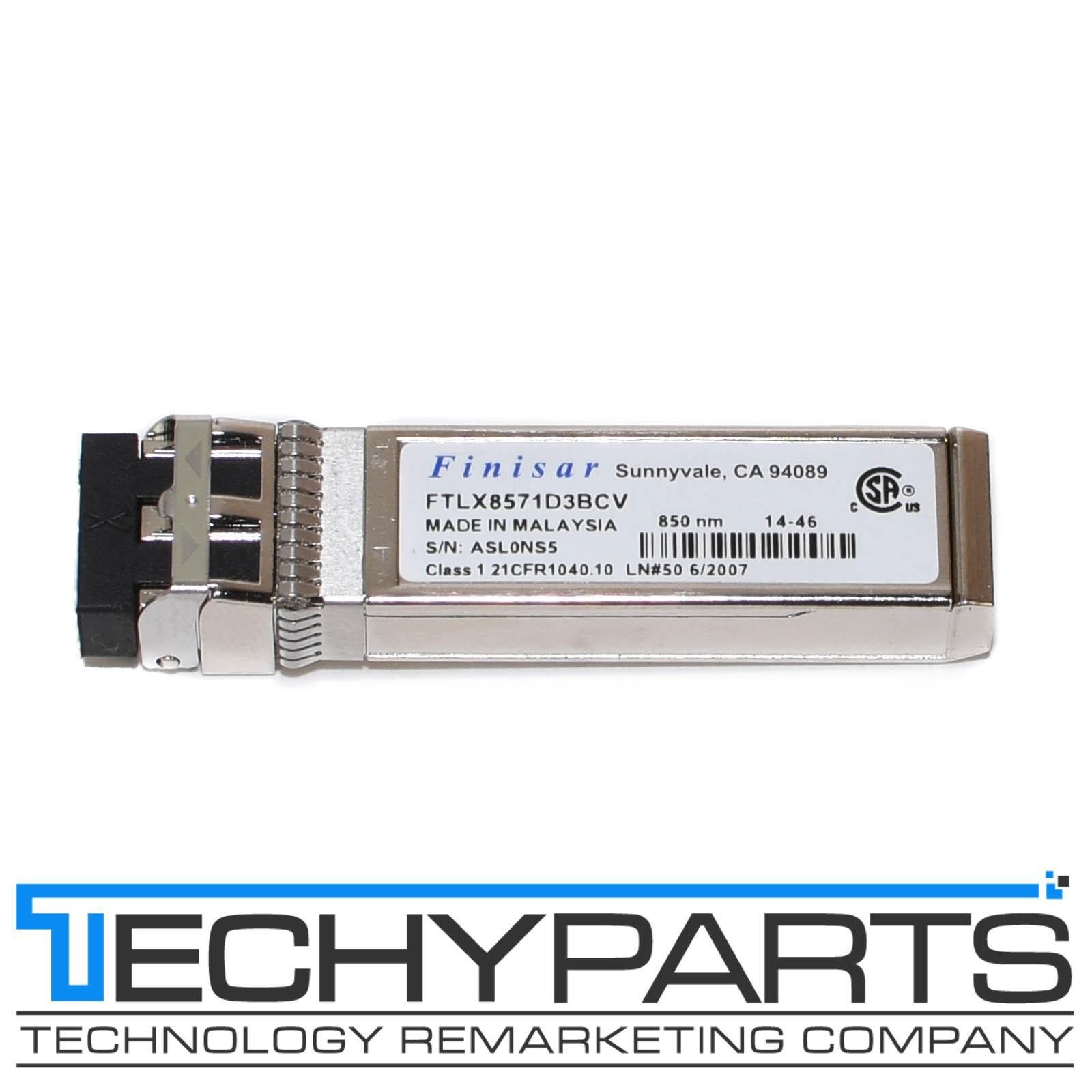 Lot of 10x Finisar FTLX8571D3BCV 1/10G Dual Rate 10GBASE-SR SFP+ FC Transceiver