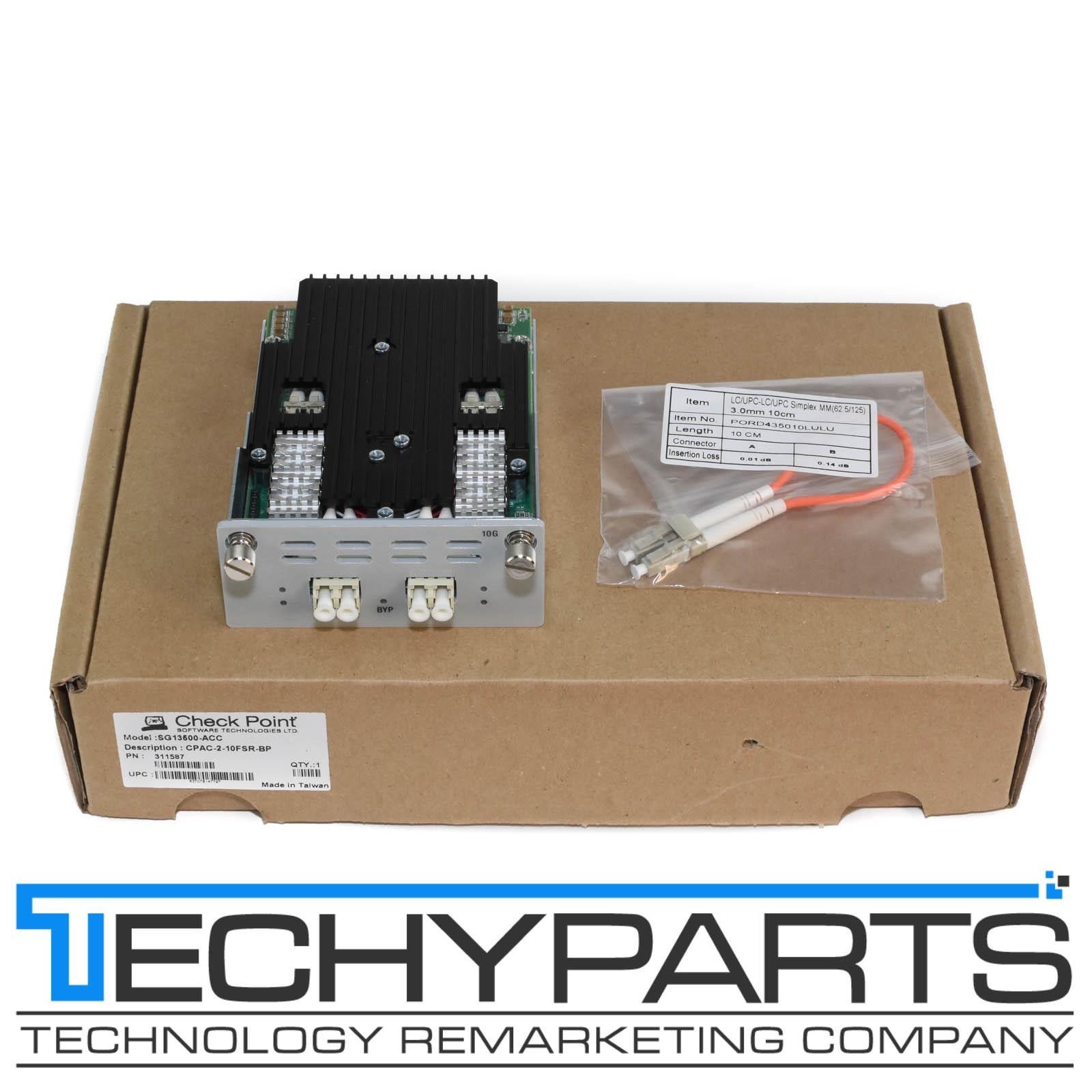 Check Point CPAC-2-10FSR-BP 2-Port 10GbE Fail-Open Network I/O Expansion Module