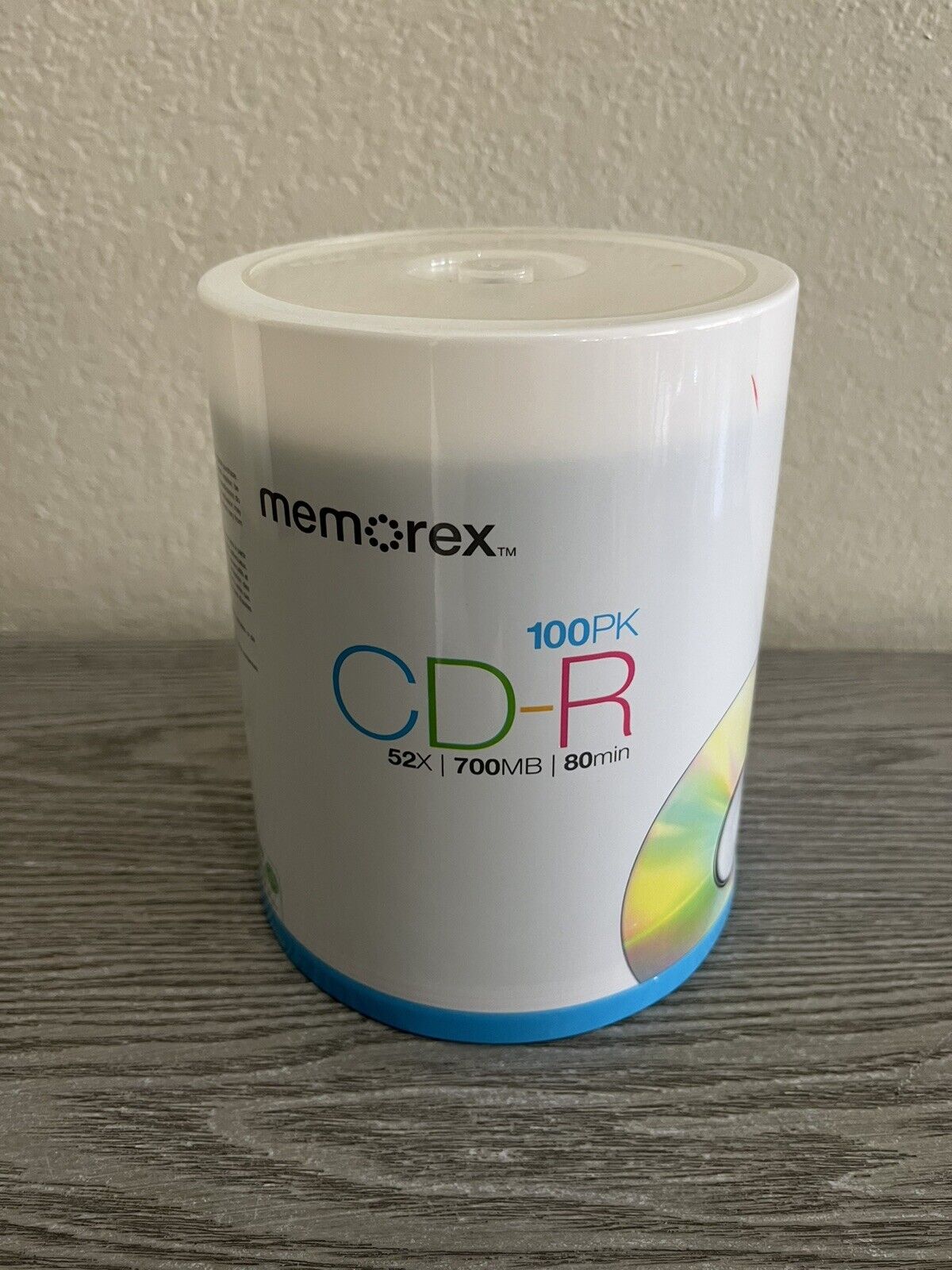 Memorex CD-R Digital Media-52X 700mb 80Min - 100 Pack, Factory Sealed