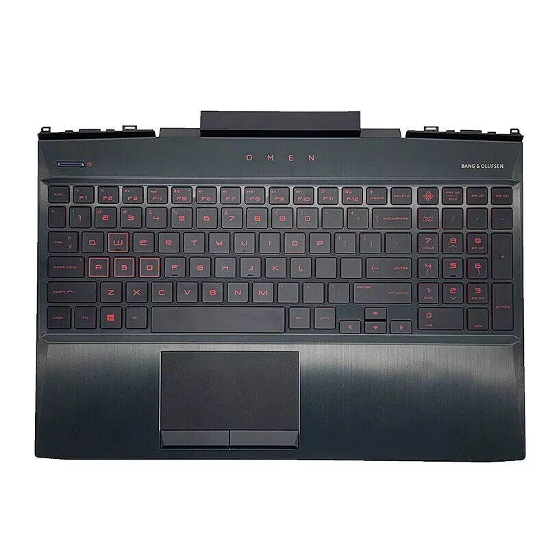 New HP Omen 15-DC 15-DC0005TX TPN-Q211 Palmrest White or Red Backlit Keyboard