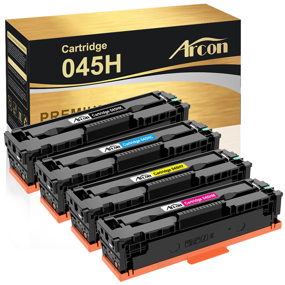 4PK 045H Toner Cartridge for Canon imageClass 1246C001 MF634Cdw MF632Cdw Printer