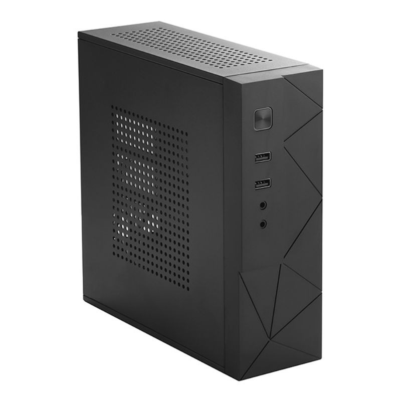 Small Micro JX01 HTPC Computer for Case with Front Ports Desktop Chassis for DI