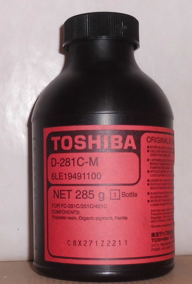 Toshiba D-281C-M Developer Developer Magenta for e-STUDIO 281 281c 351 351c 451c