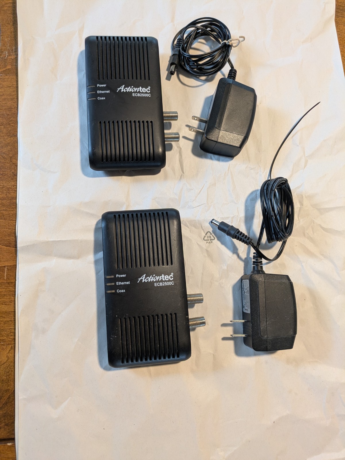 Action-Tec ECB2500C MoCA Network Adapter Pair