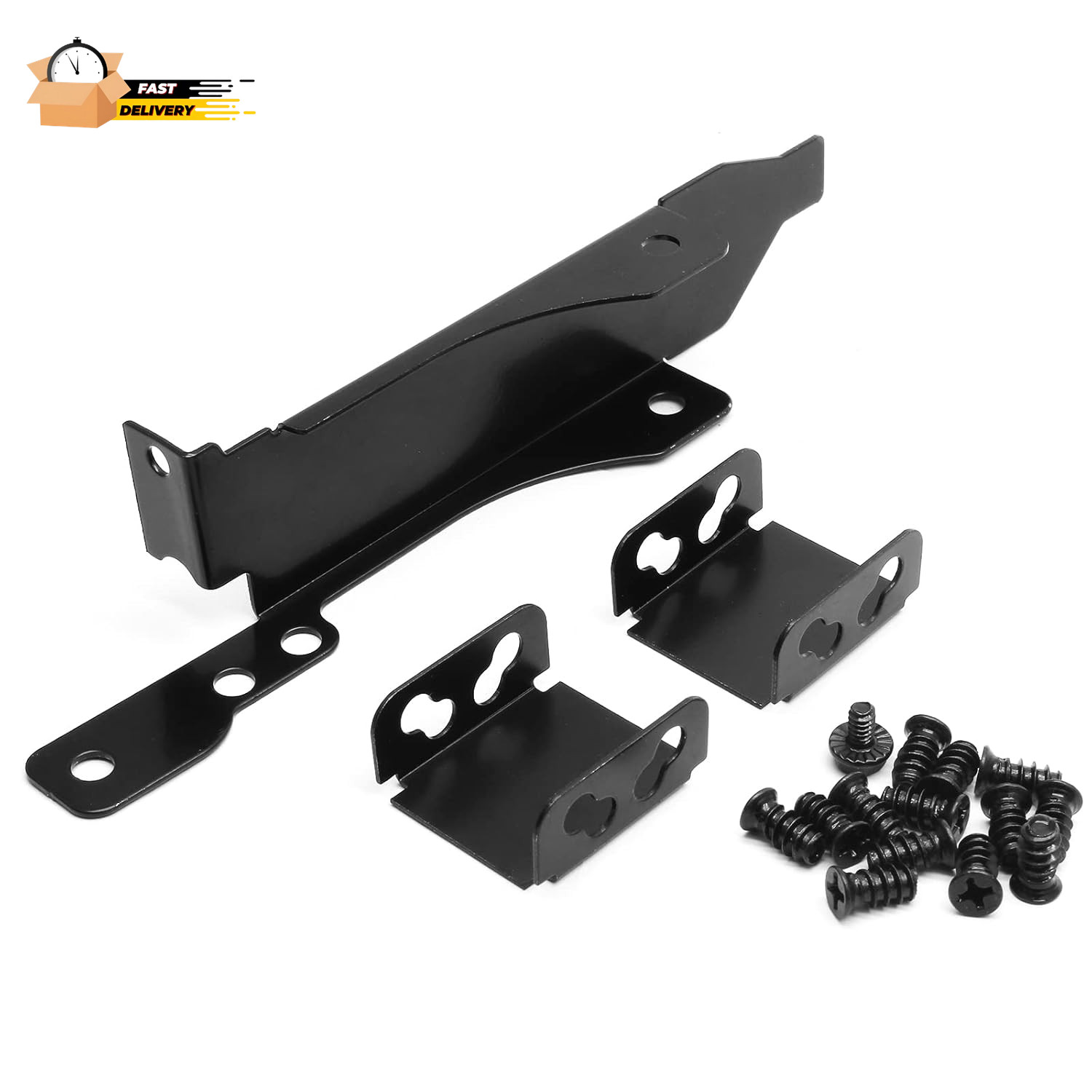 3 Slots Dual Fan Mount Rack PCI Slot Bracket for 8Cm/9Cm/12Cm Fans Com