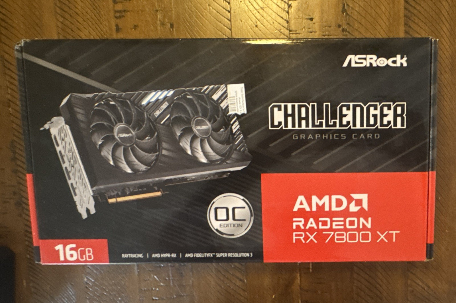 ASRock Challenger AMD Radeon RX 7800 XT 16GB VRAM Video Graphics Card GPU